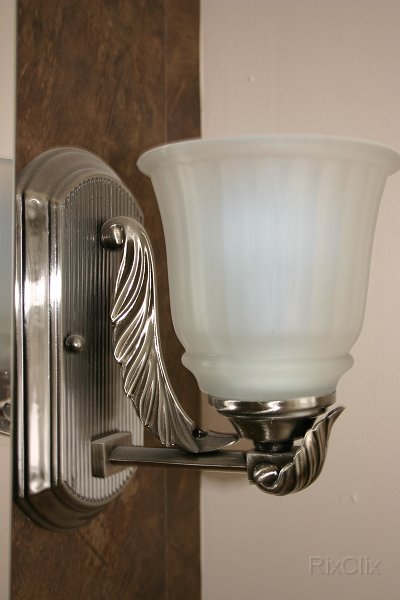 BHG 077.jpg - Satin Nickle leaf motive thought out for  that  Roman bath feel.